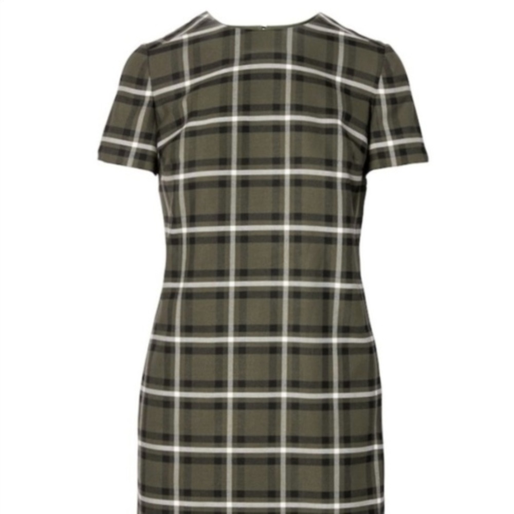 Banana Republic Plaid Short Sleeve Shift Dress M